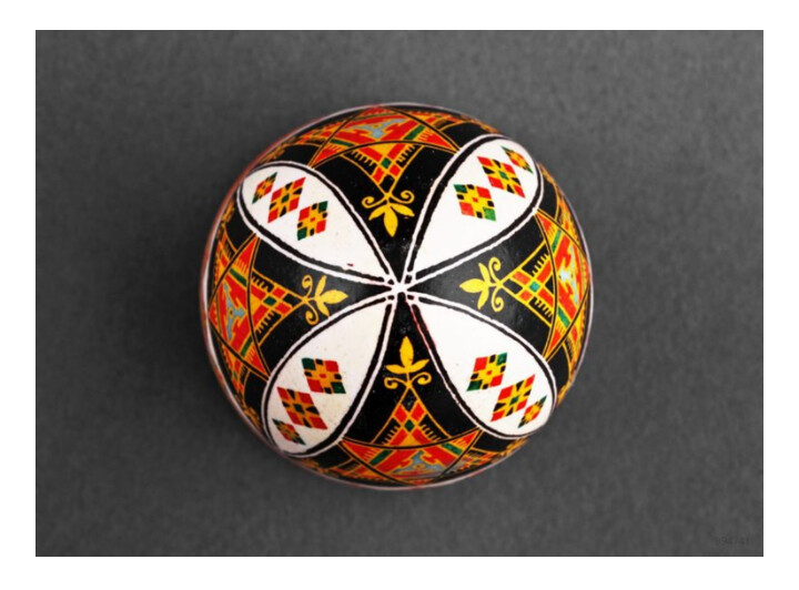 Handmade painted egg MH-RE