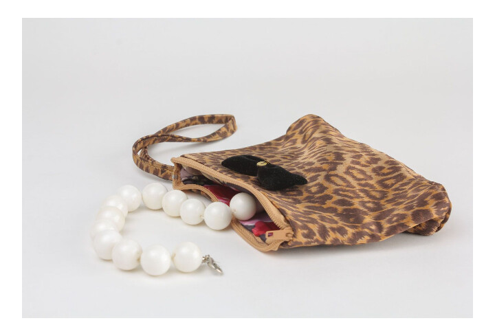 Leopard beauty bag with zipper MH-PF