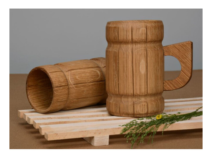 Wooden mug MH-PP