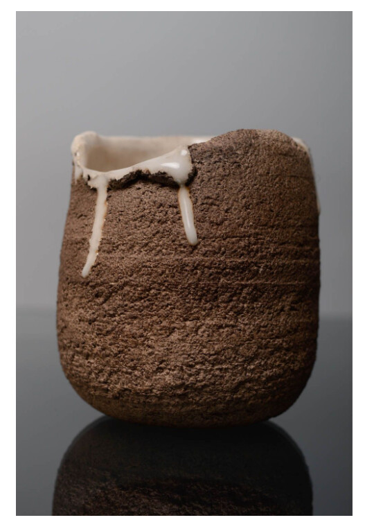 Glazed clay tea cup MH-FA