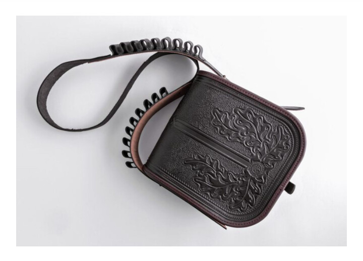 Leather bag with stamping MH-BF