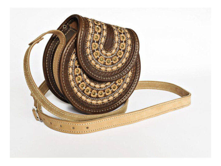 Leather shoulder purse MH-AO