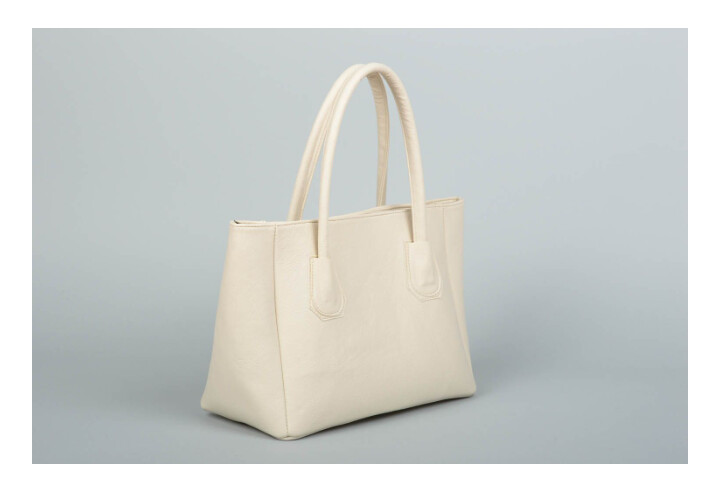 Shoulder bag handmade leather large ladys bag casual style white nice gift
MH-OT