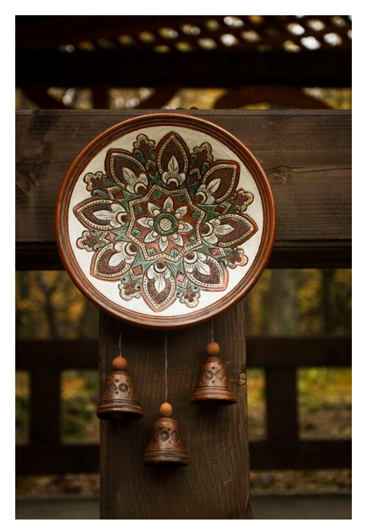 Decorative plate with bells
MH-PI
