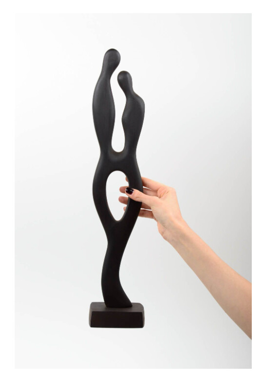 Beautiful handmade wooden figurine statuette contemporary art gift ideas
MH-FI