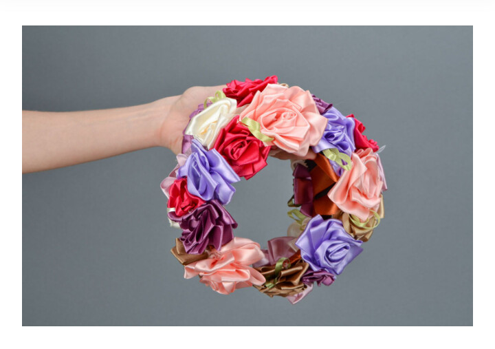 Large flower headband MH-RO