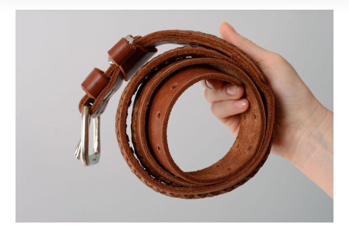 Genuine leather belt MH-TA