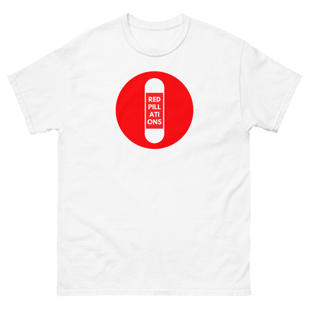 Redpillations Men&#39;s heavyweight tee