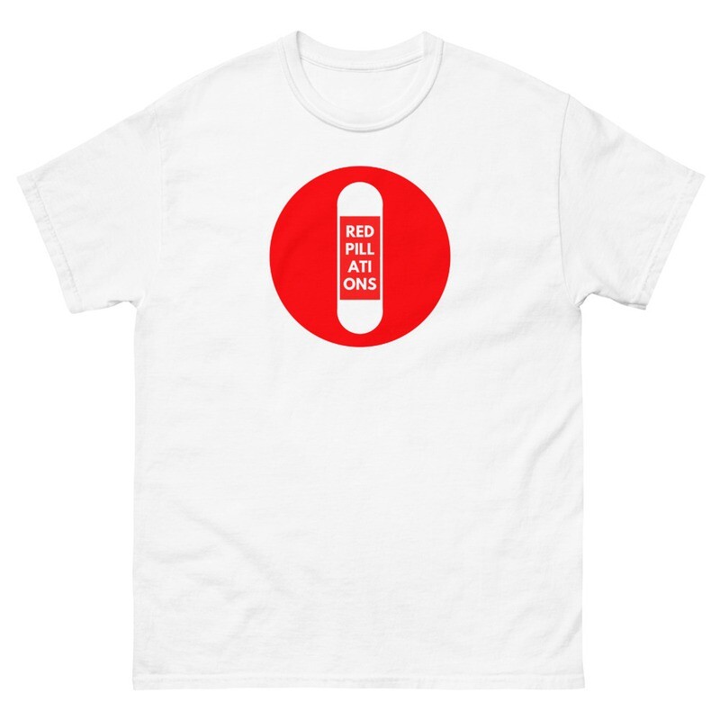 Redpillations Men&#39;s heavyweight tee