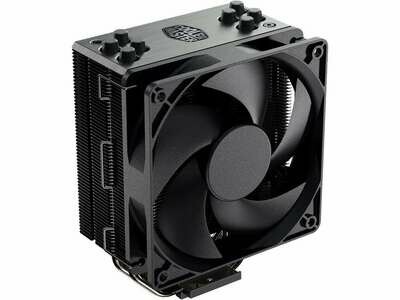Cooler Master Hyper 212 Black Edition CPU Air Cooler, Silencio FP120 Fan, 4 CDC 2.0 Heatpipes, Anodized Gun-Metal Black, Brushed Nickel Fins for AMD Ryzen/Intel LGA1200/1151 Cooler Master Hyper 212 Black Edition CPU Air Cooler, Silencio FP120 Fan, 4 CDC 2.0 Heatpipes, Anodized Gun-Metal Black, Brushed Nickel Fins for AMD Ryzen/Intel LGA1200/1151