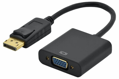 DisplayPort (Male) to VGA (Female) Adapter