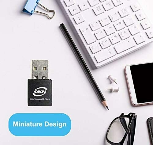 OKN USB Wireless N300 WiFi Adapter 300Mbps Plug and Play WiFi Dongle for PC Desktop / Laptop,Wireless Network Adapter - Support Windows 10/8/8.1/7/XP OKN USB Wireless N300 WiFi Adapter 300Mbps Plug and Play WiFi Dongle for PC Desktop / Laptop,Wireless Network Adapter - Support Windows 10/8/8.1/7/XP