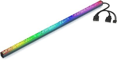 ASIAHORSE Acrylic Crystal ARGB LED Strip for PC with 5V/3-pin ARGB LED and 4-pin Header, Compatible with Aura SYNC, Gigabyte RGB Fusion, MSI Mystic Light Sync (410MM) ASIAHORSE Acrylic Crystal ARGB LED Strip for PC with 5V/3-pin ARGB LED and 4-pin Header, Compatible with Aura SYNC, Gigabyte RGB Fusion, MSI Mystic Light Sync (410MM)