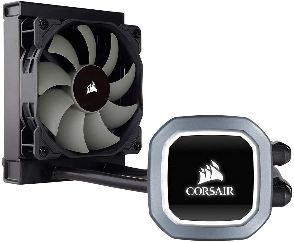 Corsair Hydro Series H60 AIO Liquid CPU Cooler, 120mm Radiator, 120mm SP Series PWM Fan for AMD & Intel CPUs