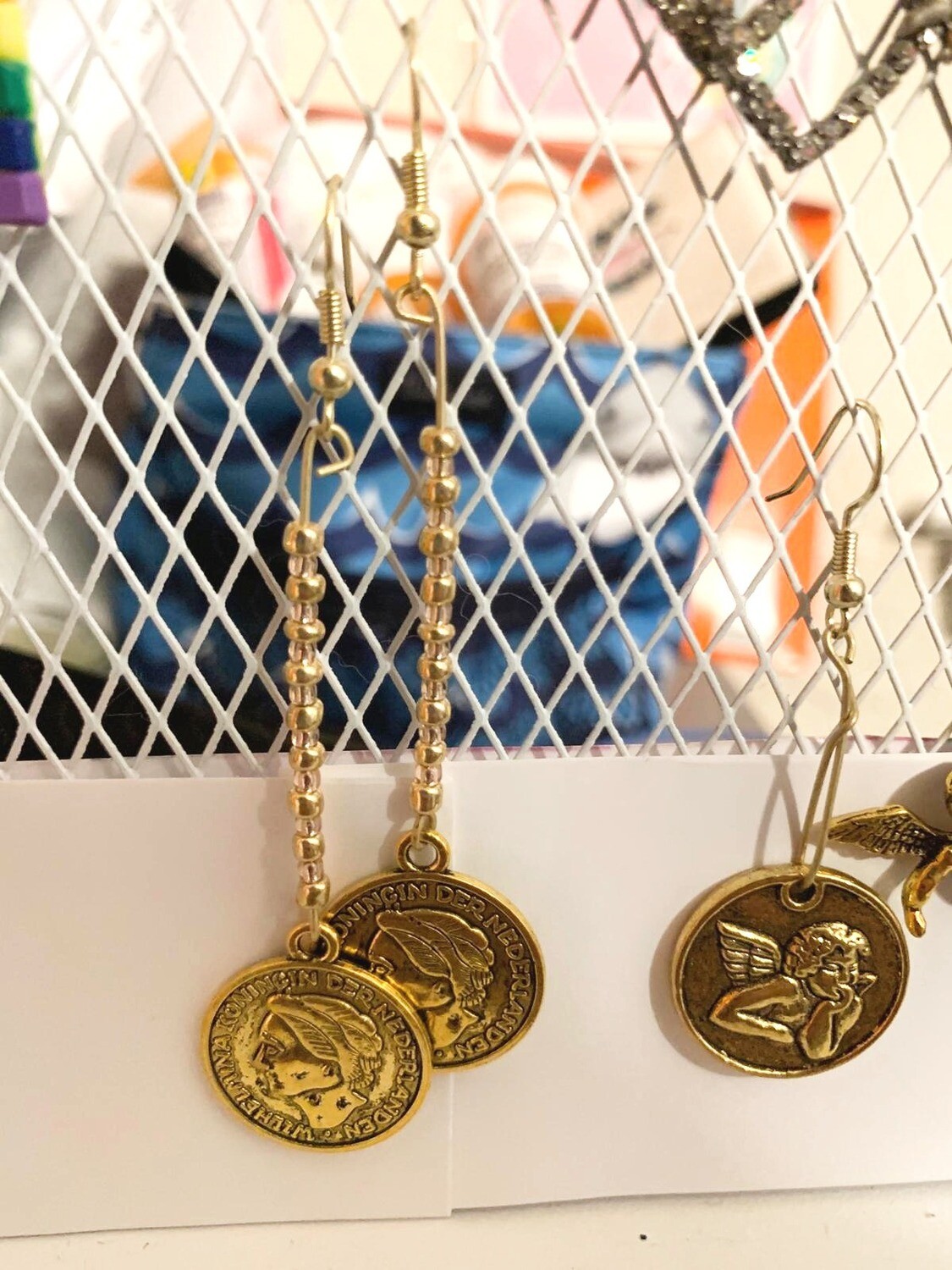 Ancient Coin Earrings