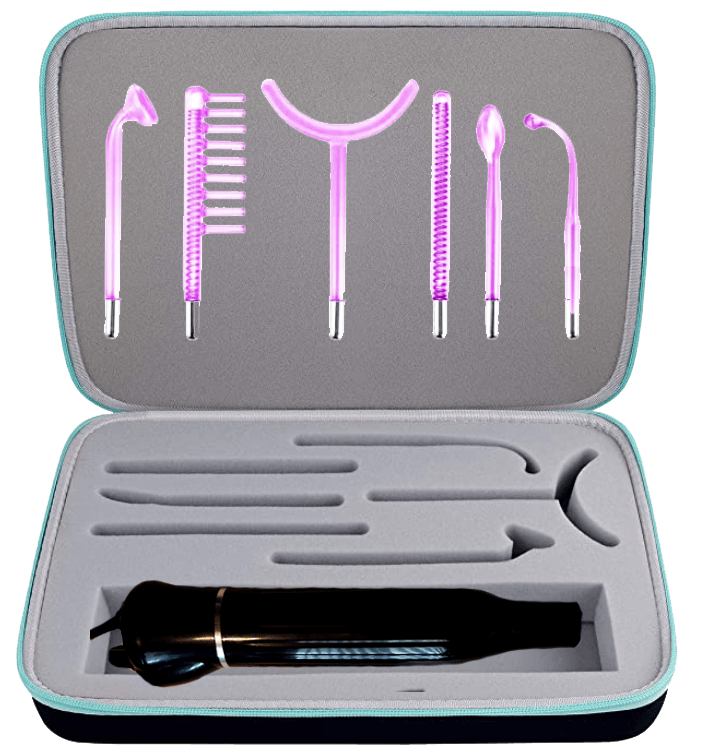 Violet Ray with 6  pcs with Handbook & teal Foam Fitted Case