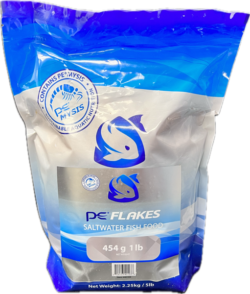 Piscine Energetics Flake Fish Food - Saltwater 1 lb