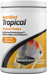 Seachem NutriDiet Tropical Flakes w/Probiotics 100g