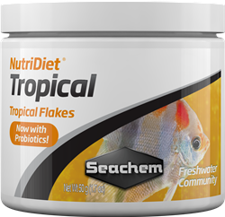 Seachem NutriDiet Tropical Flakes w/Probiotics 50g