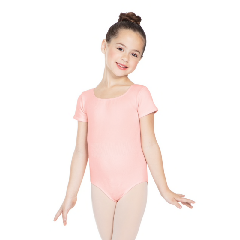 Leotard: Short Sleeve - Pink