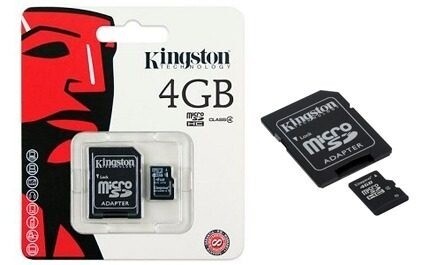 Memoria de 4gb kingston clase4