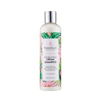Flora & Curl  Organic Rose & Honey Cream Shampoo