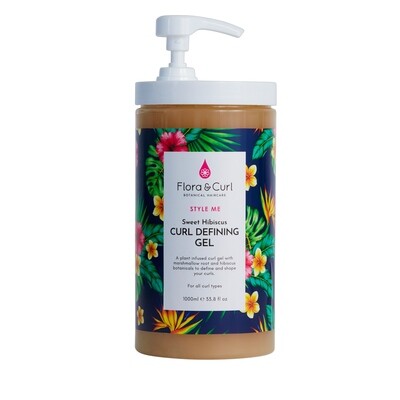 Flora & Curl Sweet Hybiscus Curl Defining Gel - Style Me 1L Flora & Curl Sweet Hybiscus Curl Defining Gel - Style Me 1L