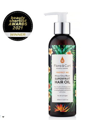 Flora & Curl African Citrus Superfruit Hair Oil