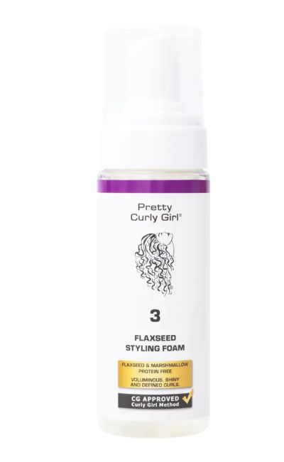 Pretty Curly Girl Flaxseed Styling Foam