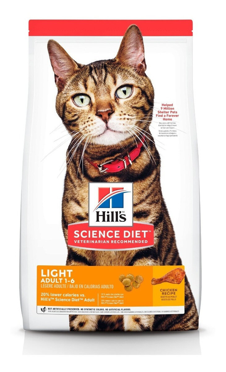 Hill&#39;s Gato Adulto Light 3.2 kg