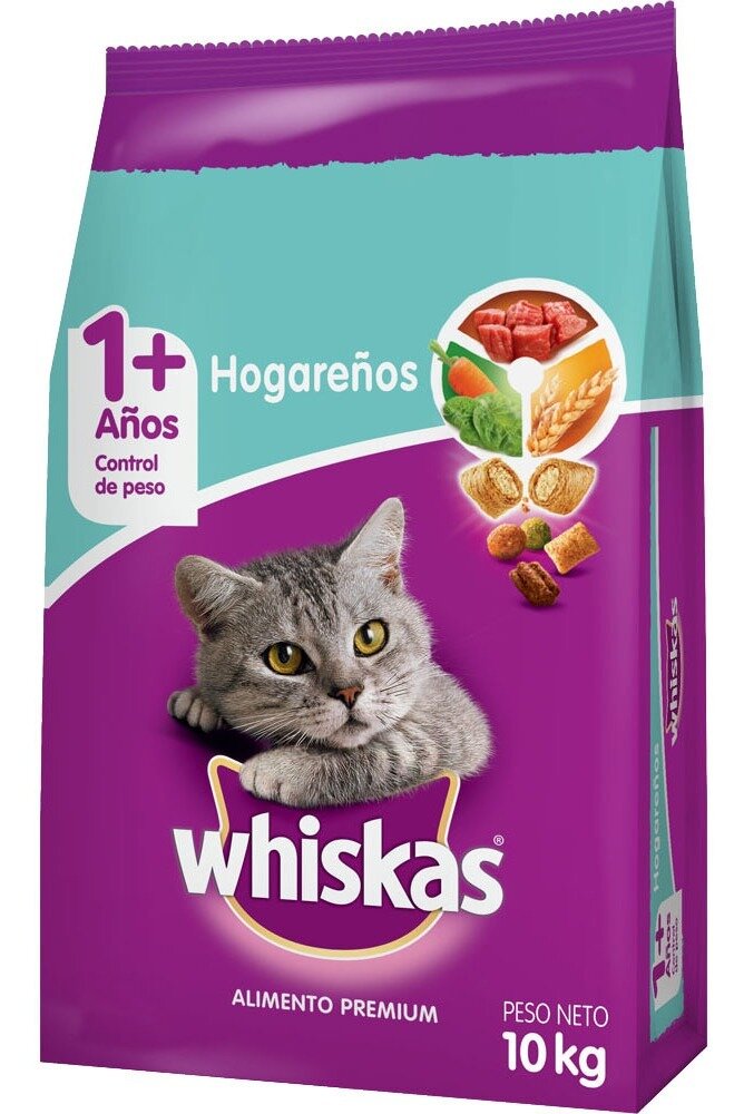 Whiskas Hogareña 10Kgs