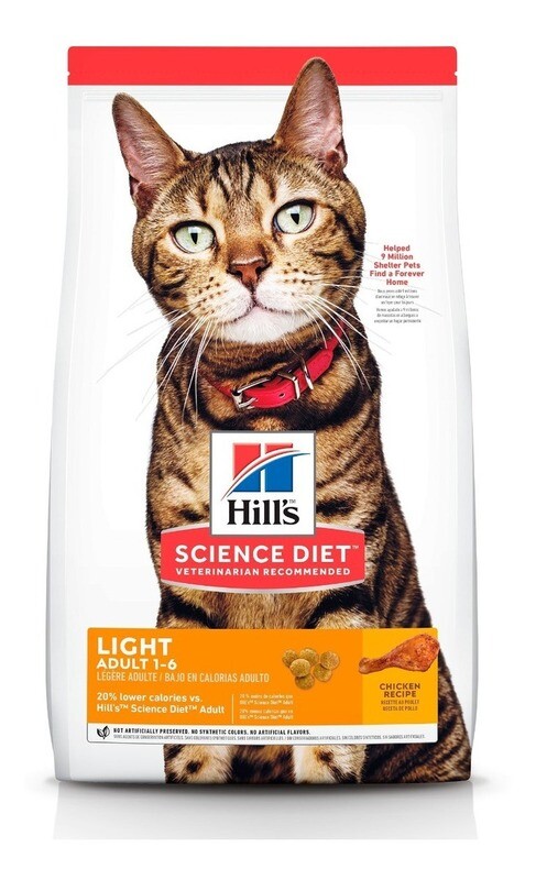 Hill's Gato Adulto Light 3.2 kg