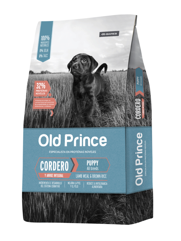Old Prince Cachorro Raza Mediana Y Grande Cordero 15+3 kg