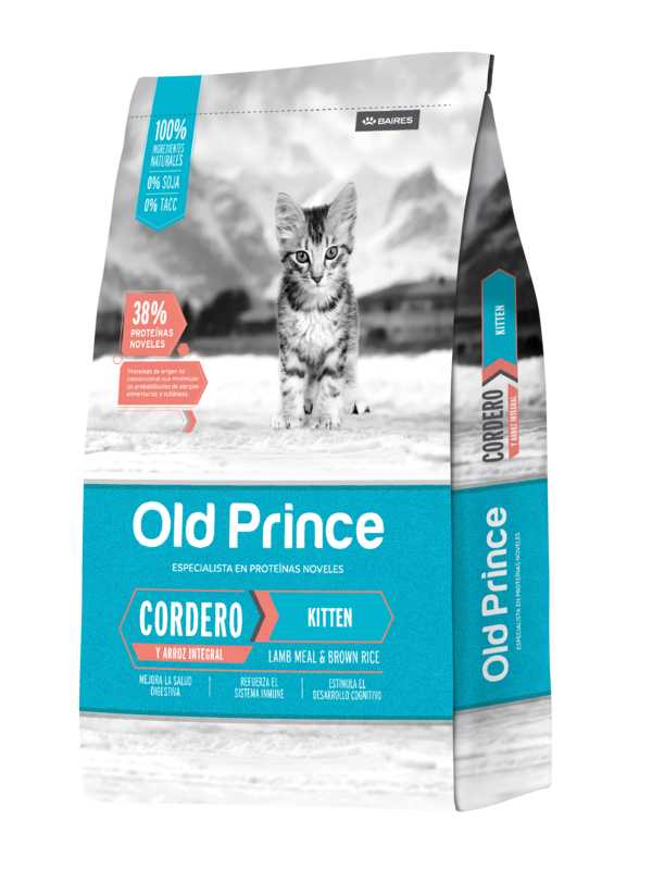 Old Prince Gato Kitten Cordero 1 kg