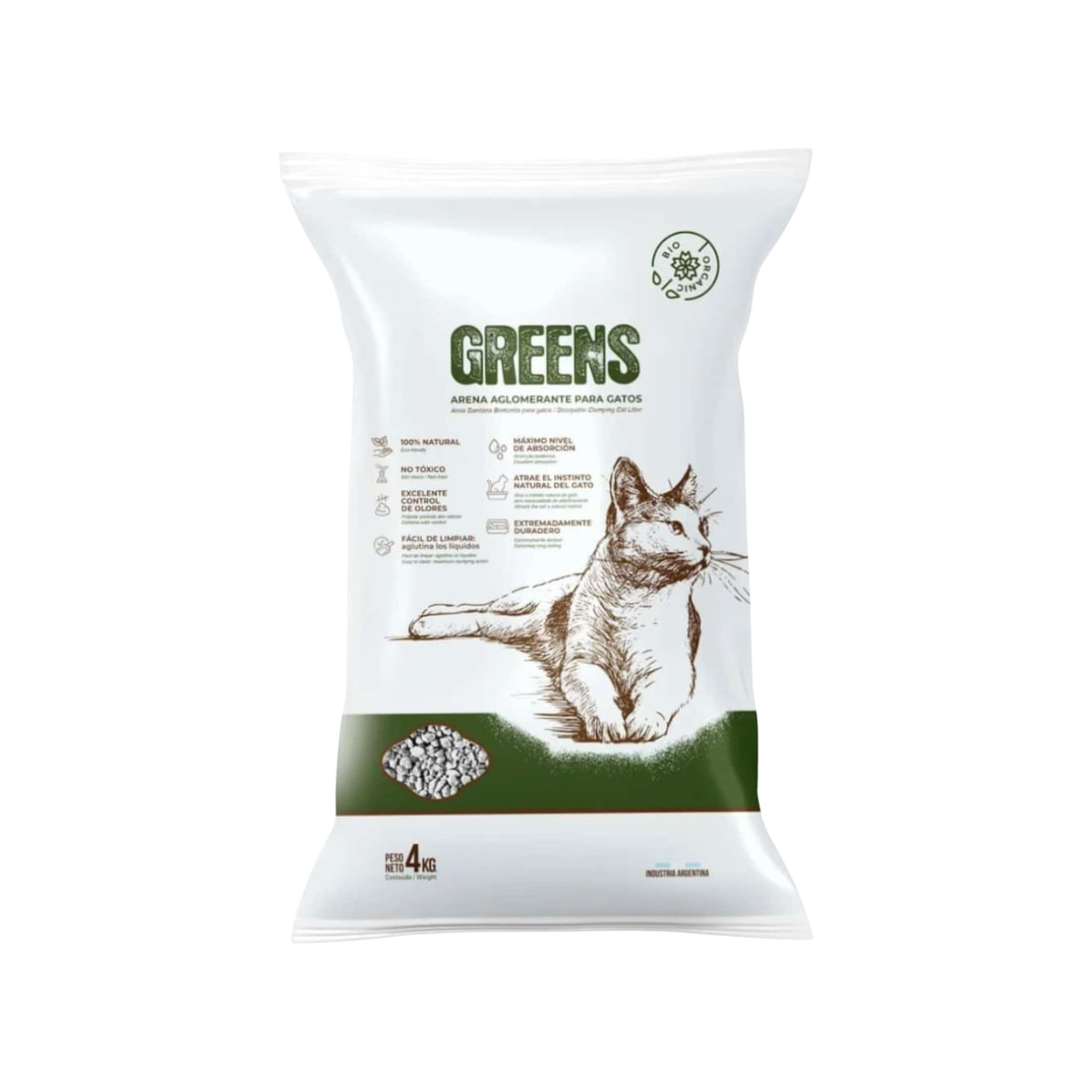 Arena Aglomerante Greens 4 kg