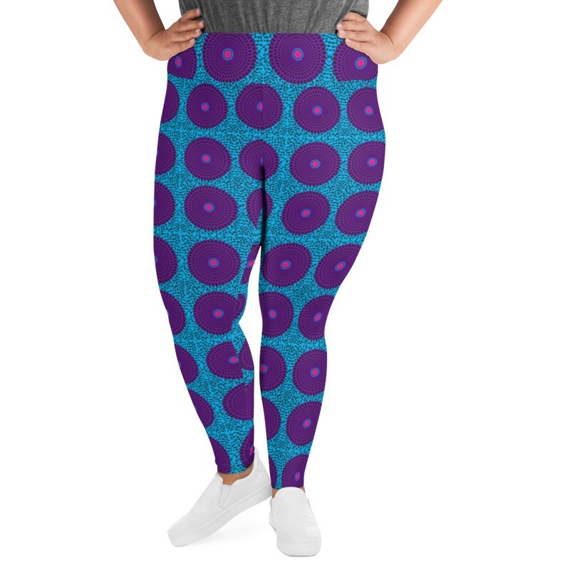 Chidera Ankara Plus Size Leggings 2XL-6XL | African Print Leggings | High Waist