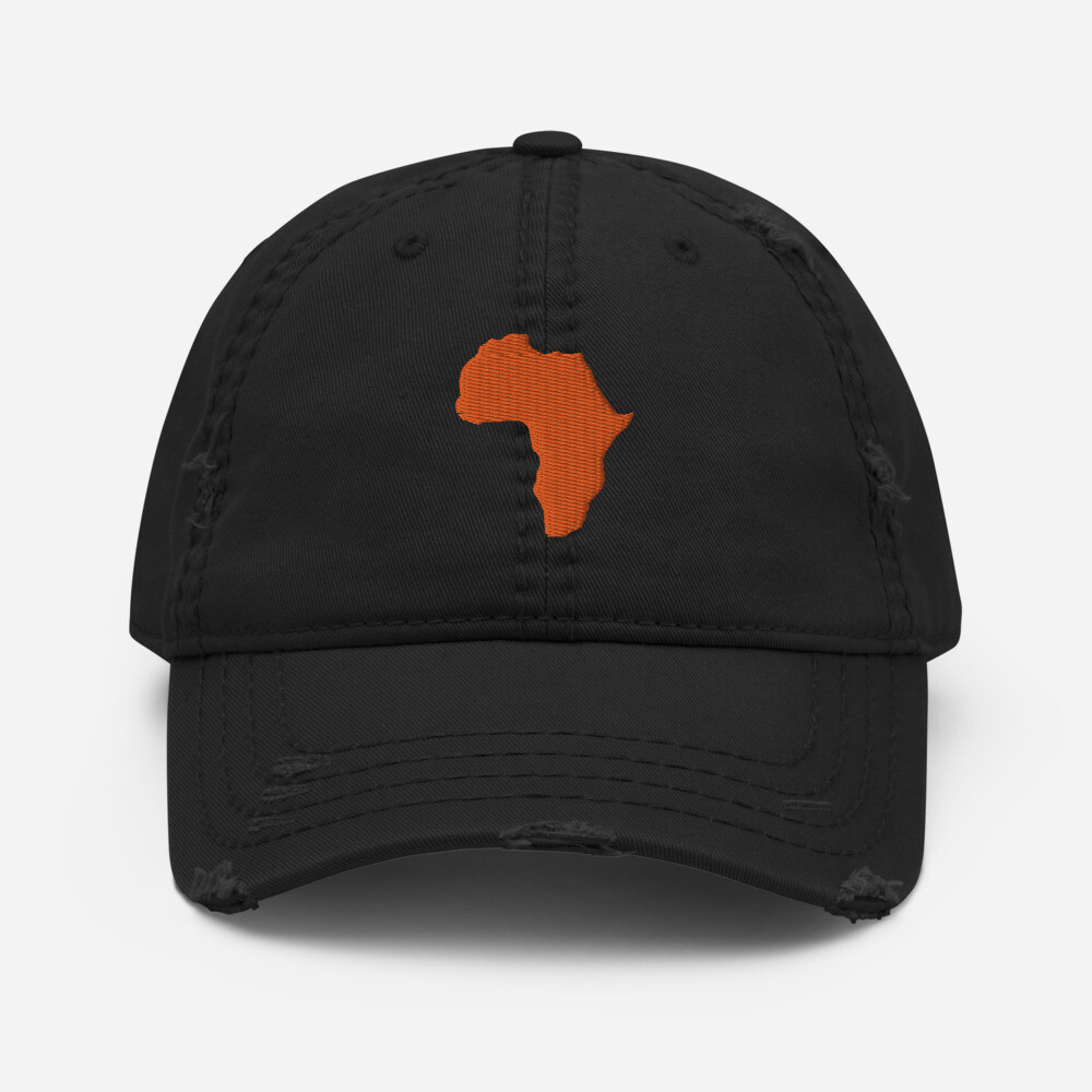 Africa Distressed Hat