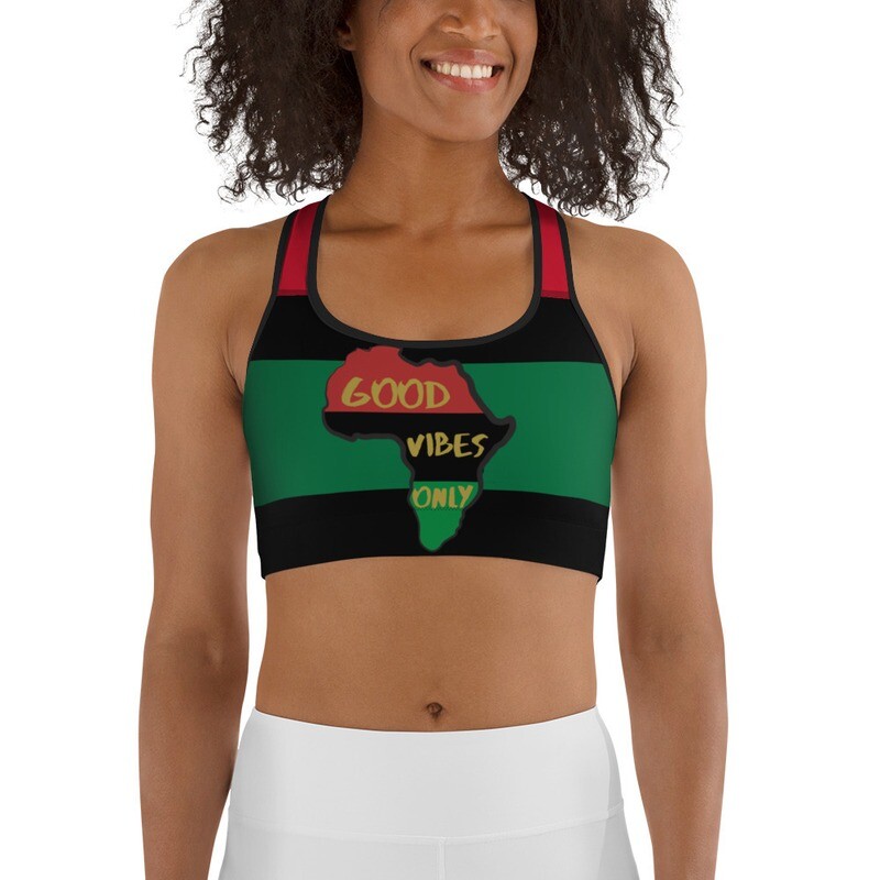 Good Vibes Africa Sports bra