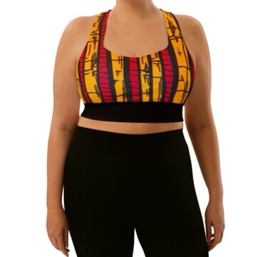 Kosi Support Sports Bra | LUX Collection | African Print Bra