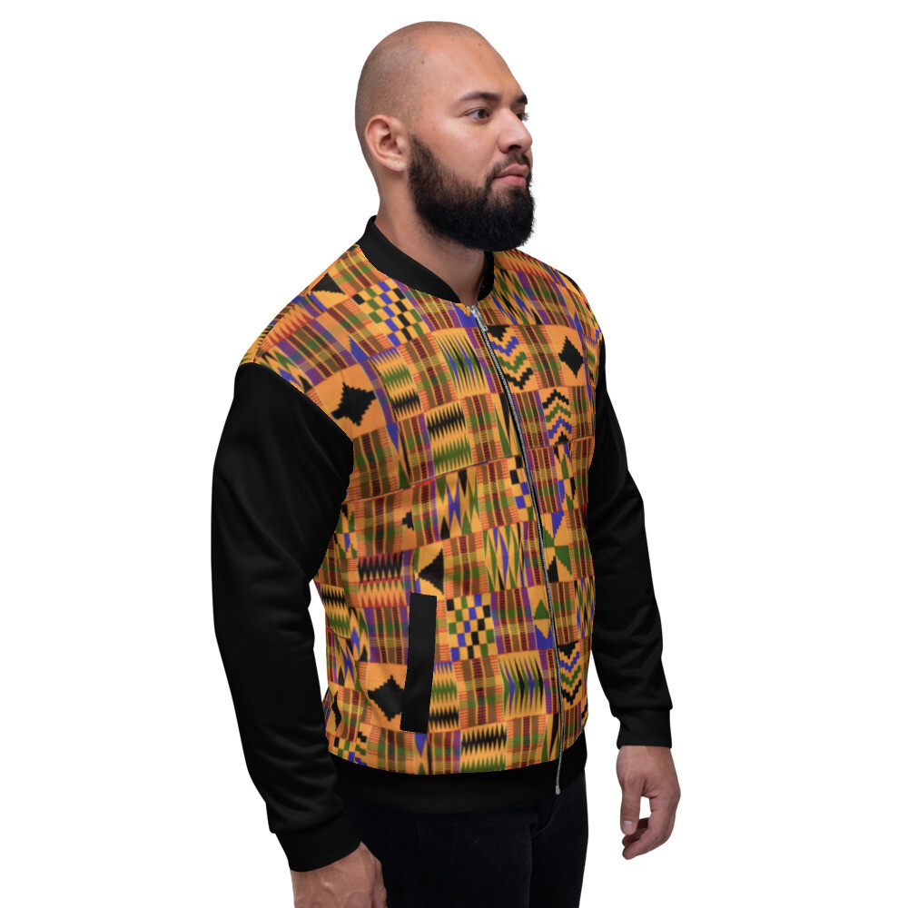 African Print Bomber Jacket | Kente Jacket