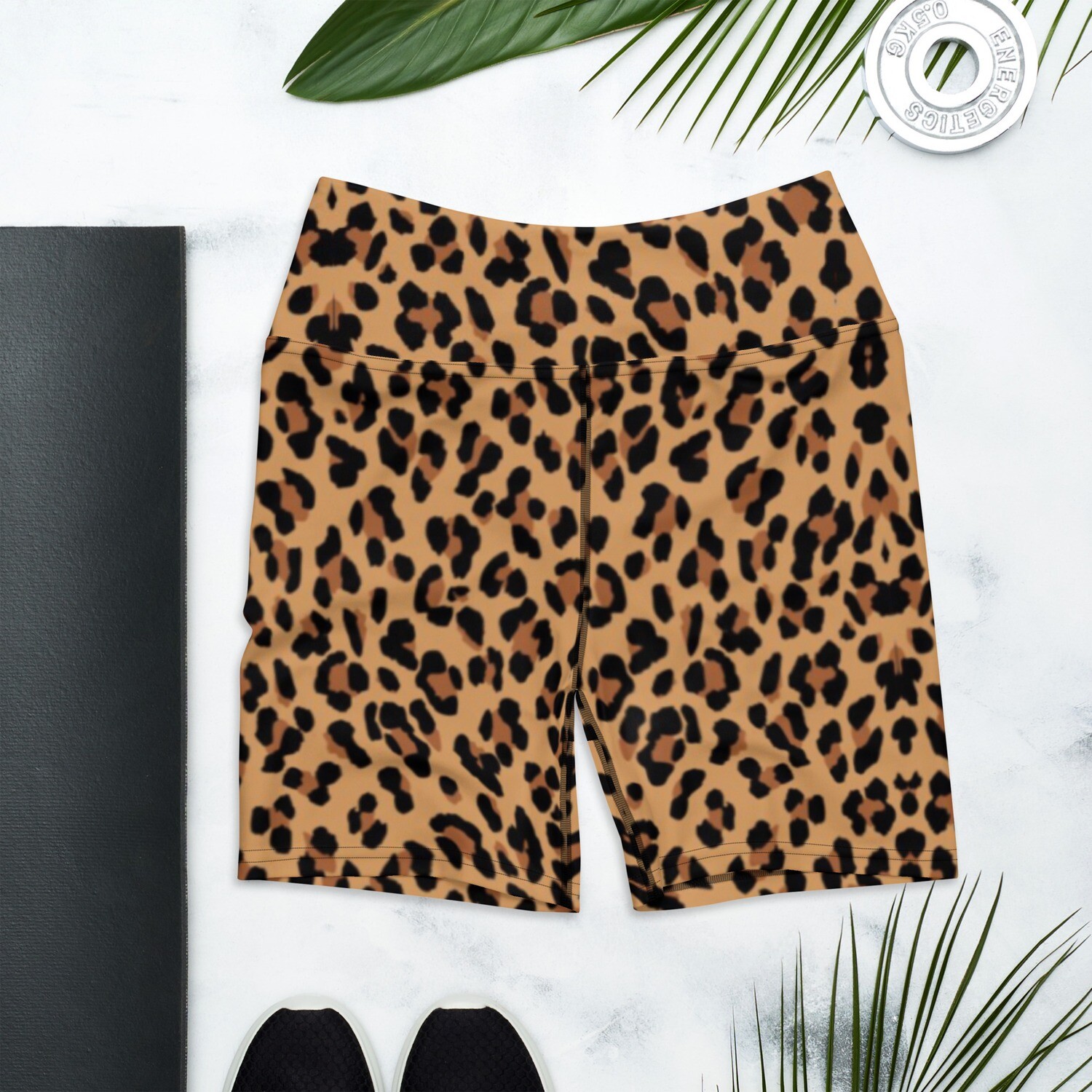 Leopard Yoga Shorts