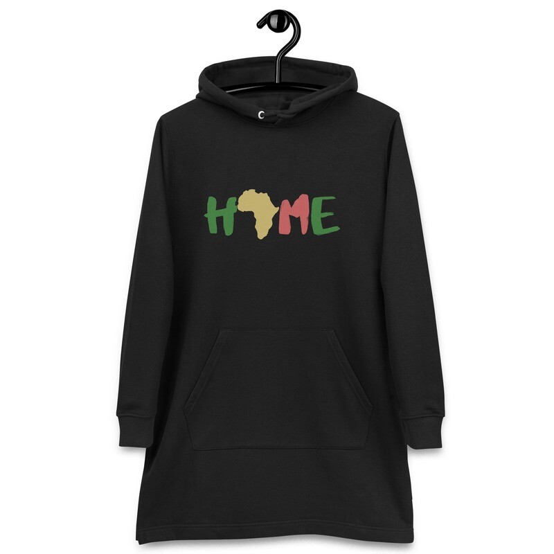 Africa is Home Hoodie dress
