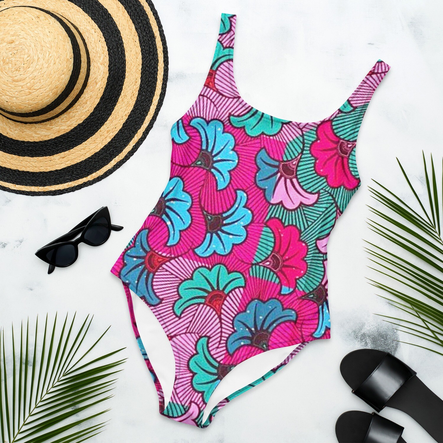 Chioma African Print Swimsuit