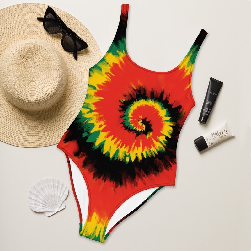 African Pride Tie Dye Swimsuit