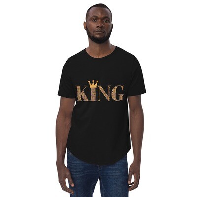 African KING Curved Hem T-Shirt