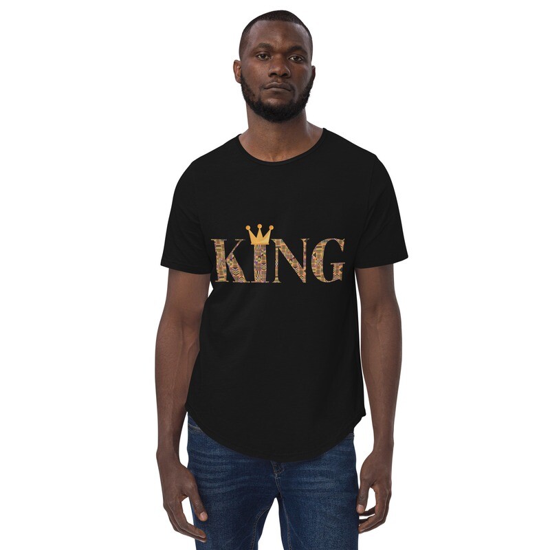 African KING Curved Hem T-Shirt