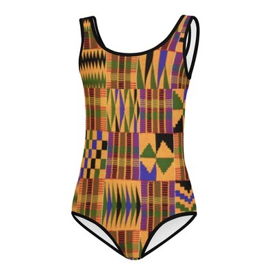 Kente African Print Kids Swimsuit