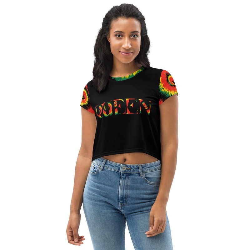 African Qeen Crop Tee