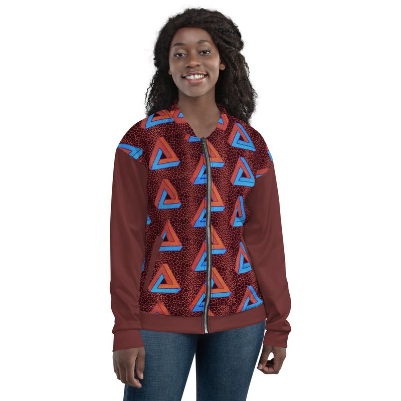 Chizoba African Print Bomber Jacket