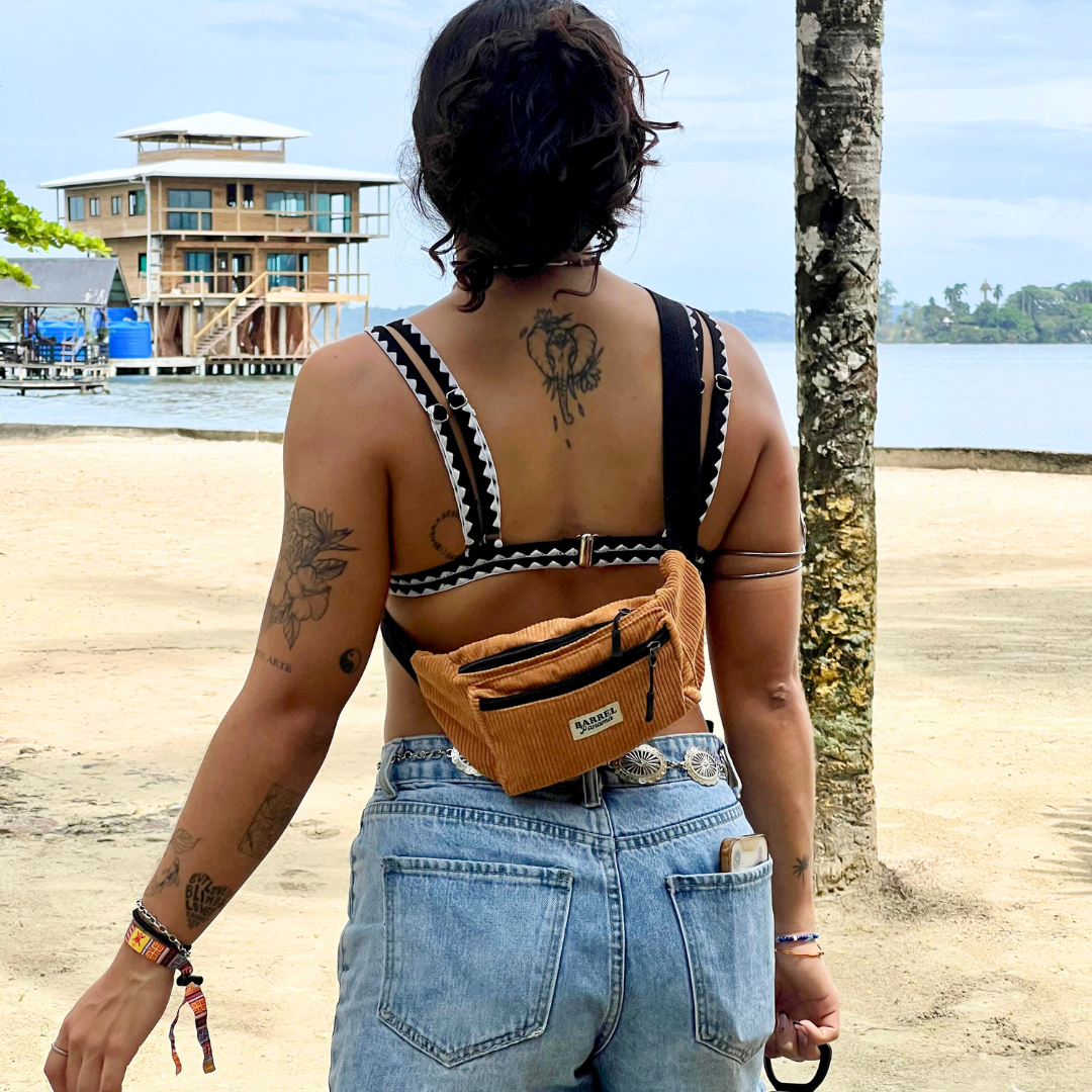 Brown Corduroy Fannypack